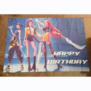 Colorful Happy Birthday Party Banner